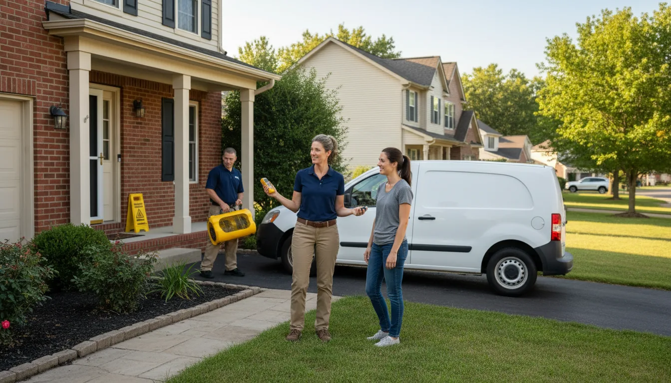 Water restoration image for Home Water Damage Repair in Wingo, KY